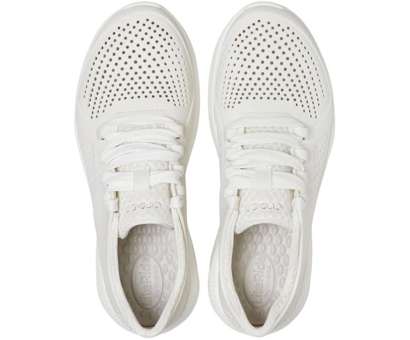 Women LiteRide™ Pacer Almost White | Crocs Sneakers