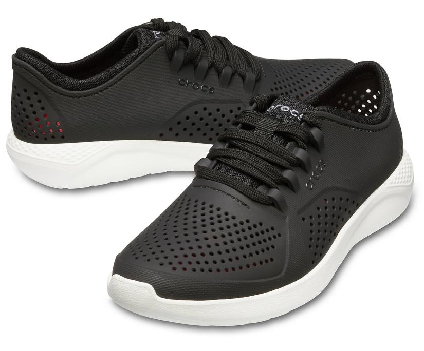 Women LiteRide™ Pacer Black | Crocs Sneakers