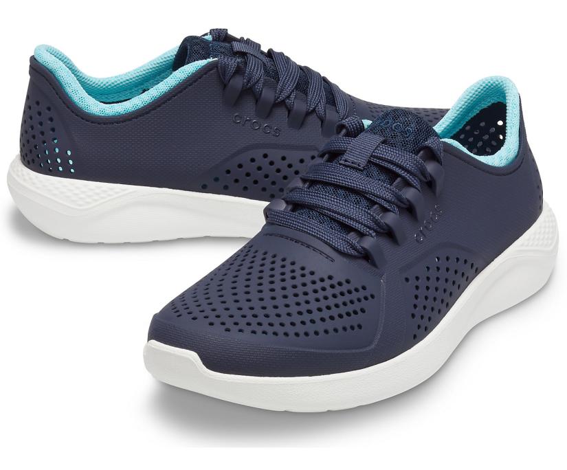 Women LiteRide™ Pacer Navy/ice Blue | Crocs Sneakers