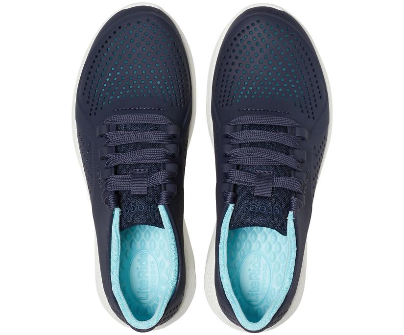 Women LiteRide™ Pacer Navy/ice Blue | Crocs Sneakers