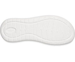 Women LiteRide™ Stretch Sandal Black / White | Crocs Sandals