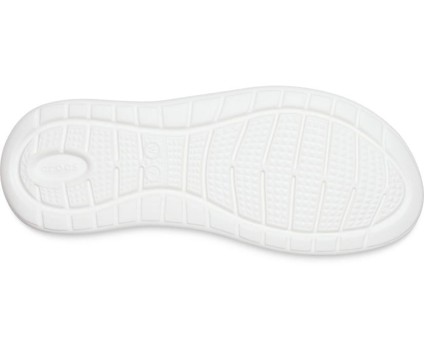 Women LiteRide™ Stretch Sandal Light Grey / White | Crocs Sandals