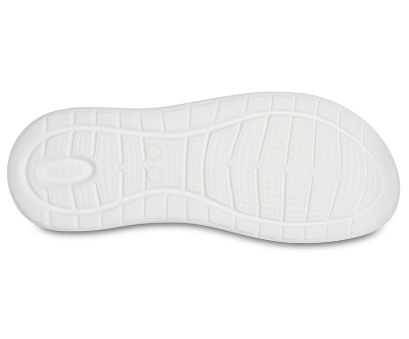 Women LiteRide™ Stretch Sandal Navy / White | Crocs Sandals