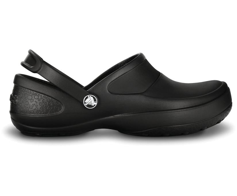 Women Mercy Work Clog Black / Black | Crocs Clogs