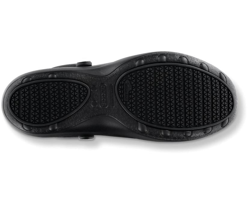 Women Mercy Work Clog Black / Black | Crocs Clogs