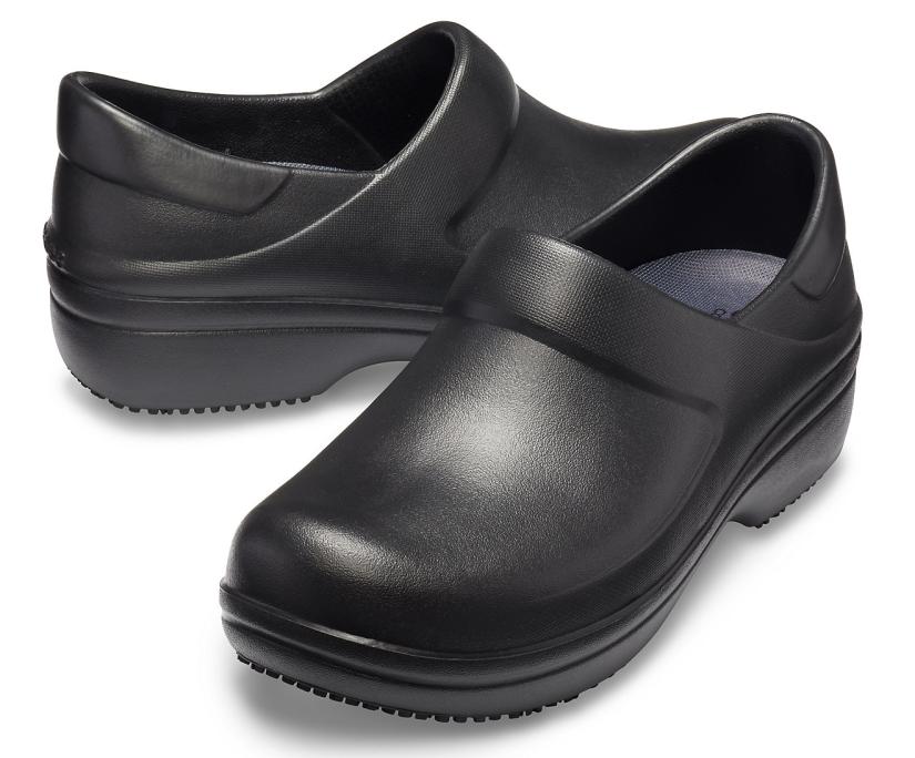 Women Neria Pro II Clog Black | Crocs Clogs