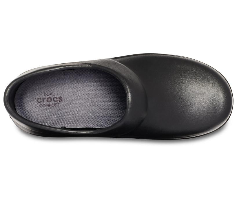 Women Neria Pro II Clog Black | Crocs Clogs