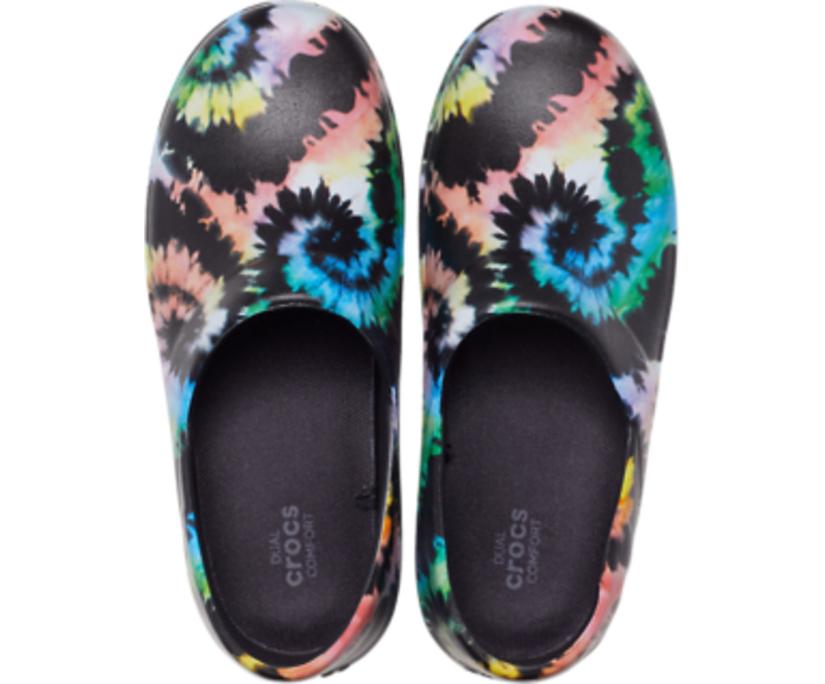 Women Neria Pro II Graphic Clog Black | Crocs Clogs