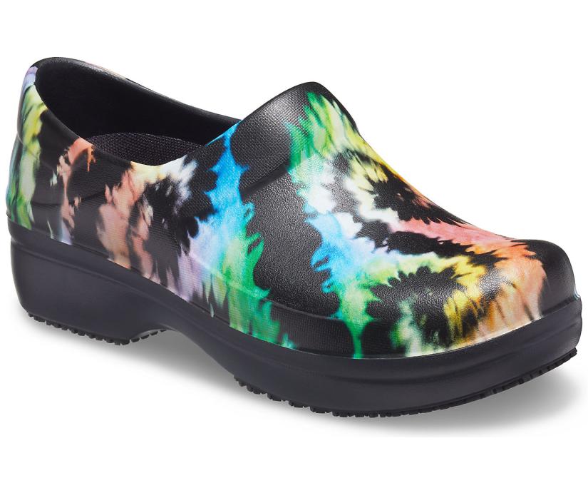 Women Neria Pro II Graphic Clog Black | Crocs Clogs