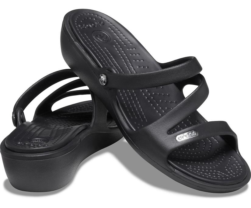 Women Patricia Sandal Black / Black | Crocs Sandals