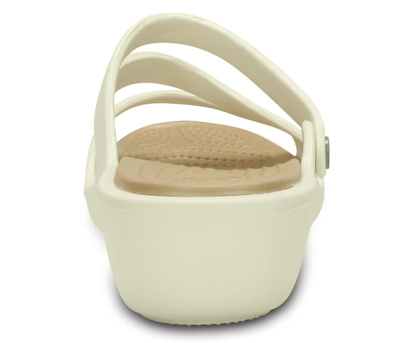 Women Patricia Sandal Oyster / Gold | Crocs Sandals