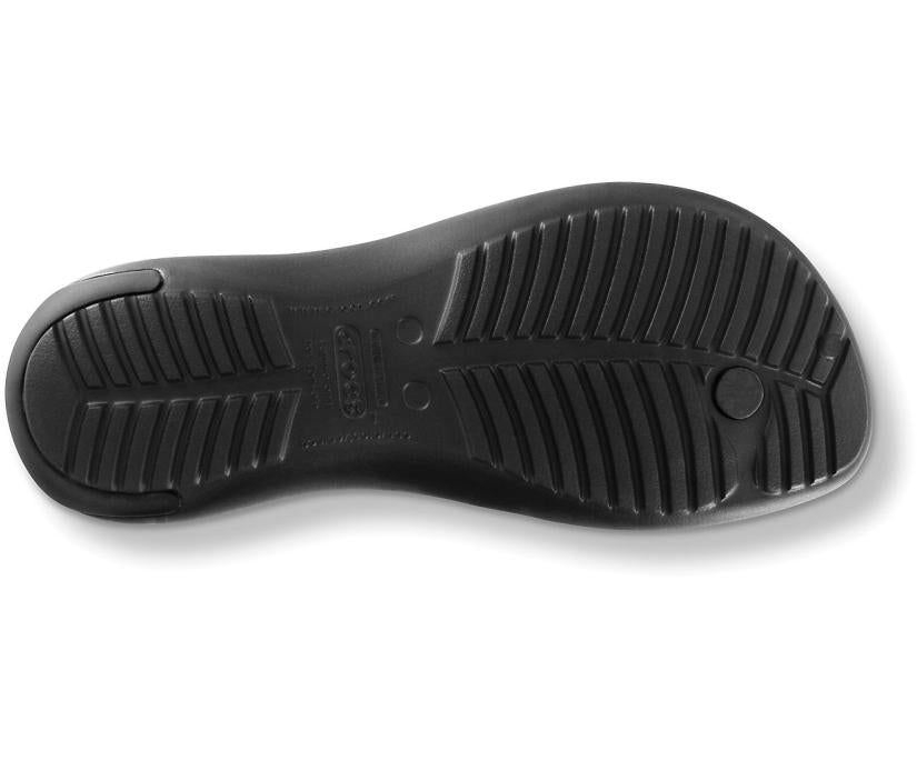 Women Sexi Flip Black / Black | Crocs Sandals