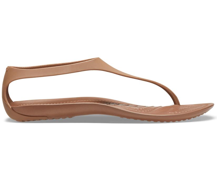 Women Sexi Flip Bronze | Crocs Sandals