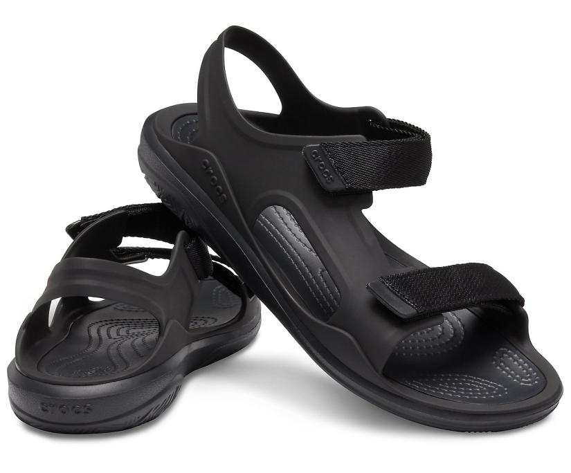 Women Swiftwater™ Expedition Sandal Black / Black | Crocs Sandals