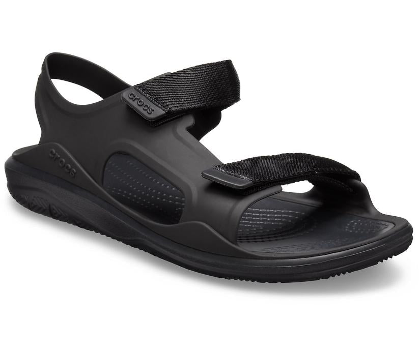 Women Swiftwater™ Expedition Sandal Black / Black | Crocs Sandals