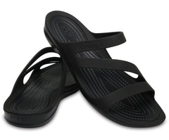 Women Swiftwater™ Sandal Black / Black | Crocs Sandals