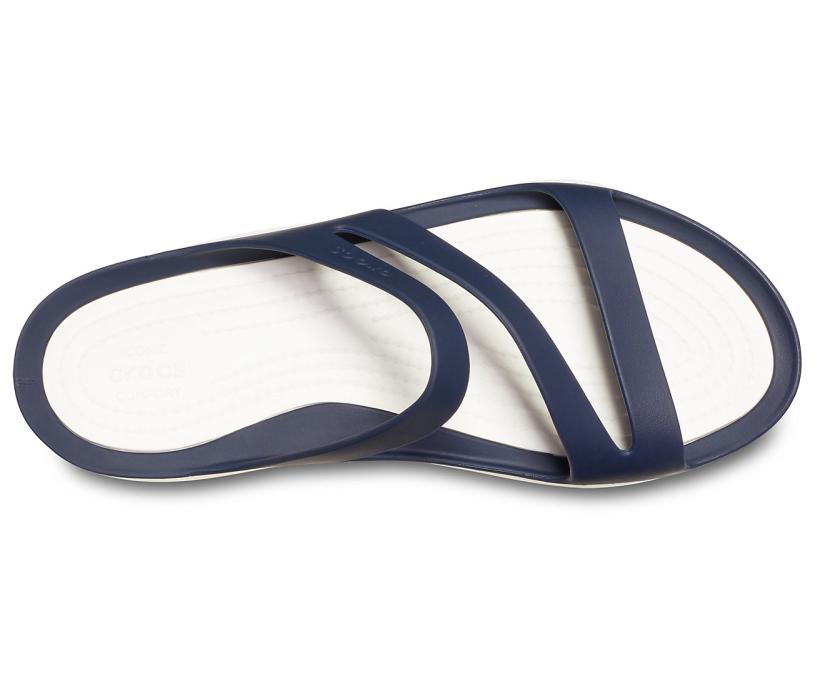 Women Swiftwater™ Sandal Navy / White | Crocs Sandals