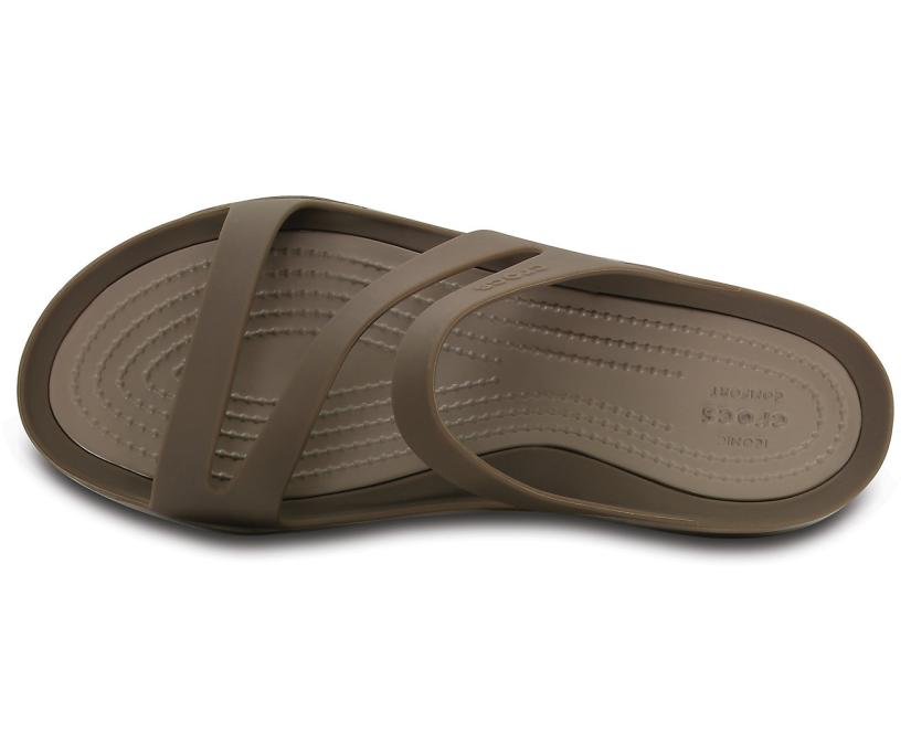 Women Swiftwater™ Sandal Walnut | Crocs Sandals