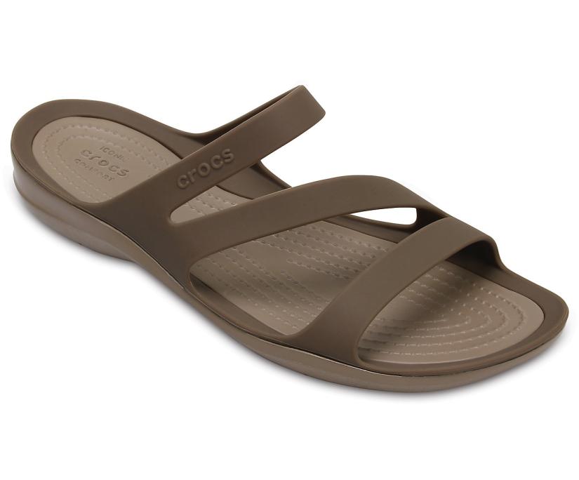 Women Swiftwater™ Sandal Walnut | Crocs Sandals