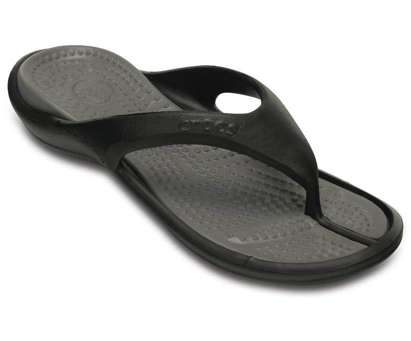 Women/Men Athens Flip Black / Smoke | Crocs Sandals