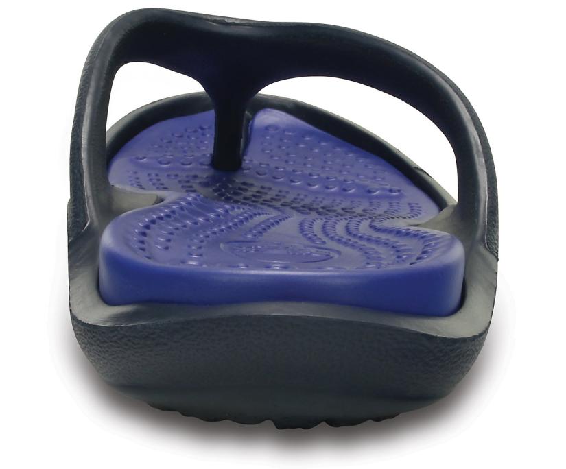 Women/Men Athens Flip Navy / Cerulean Blue | Crocs Sandals