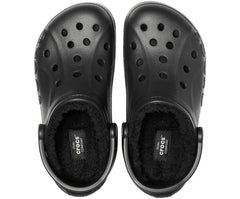 Women/Men Baya Lined Clog Black / Black | Crocs Clogs