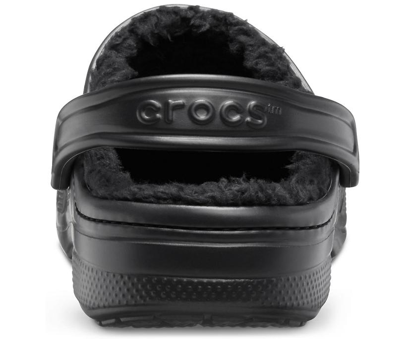 Women/Men Baya Lined Clog Black / Black | Crocs Clogs