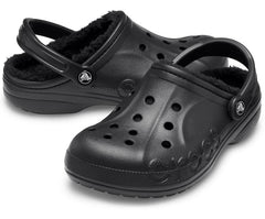 Women/Men Baya Lined Clog Black / Black | Crocs Clogs