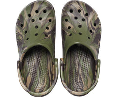 Women/Men Baya Marbled Clog Army Green / Multi | Crocs Clogs