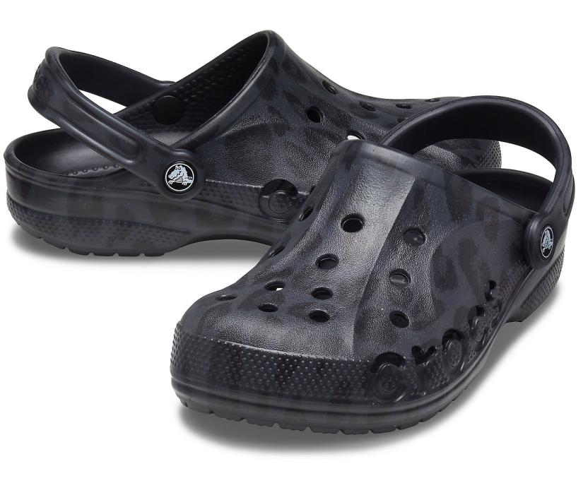 Women/Men Baya Seasonal Printed Clog Leopard / Black | Crocs Clogs