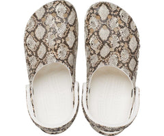 Women/Men Baya Seasonal Printed Clog Oyster / Mushroom | Crocs Clogs