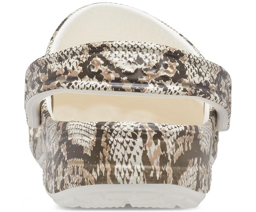 Women/Men Baya Seasonal Printed Clog Oyster / Mushroom | Crocs Clogs