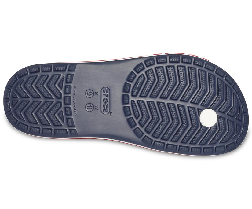 Women/Men Bayaband Flip Navy / Pepper | Crocs Sandals
