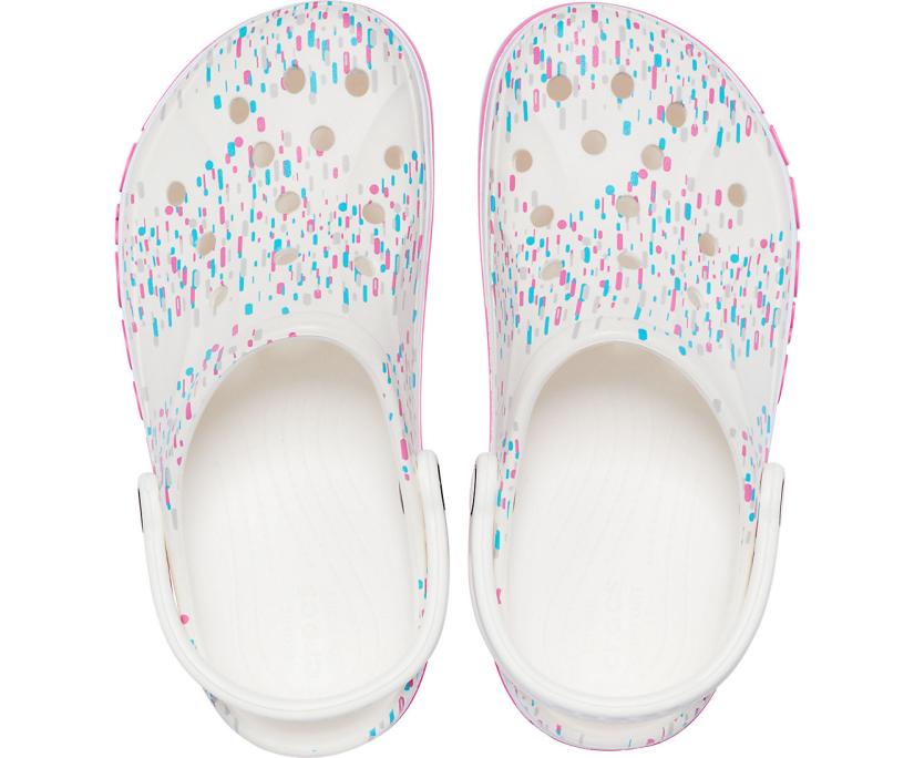 Women/Men Bayaband Seasonal Printed Clog White / Multi | Crocs Clogs