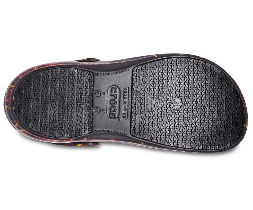 Women/Men Bistro Graphic Clog Black / Flame | Crocs Clogs