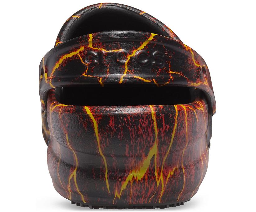 Women/Men Bistro Graphic Clog Black / Flame | Crocs Clogs