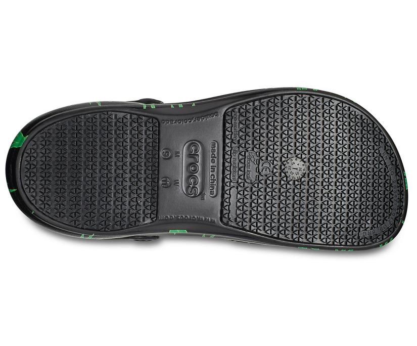 Women/Men Bistro Graphic Clog Black / Green | Crocs Clogs