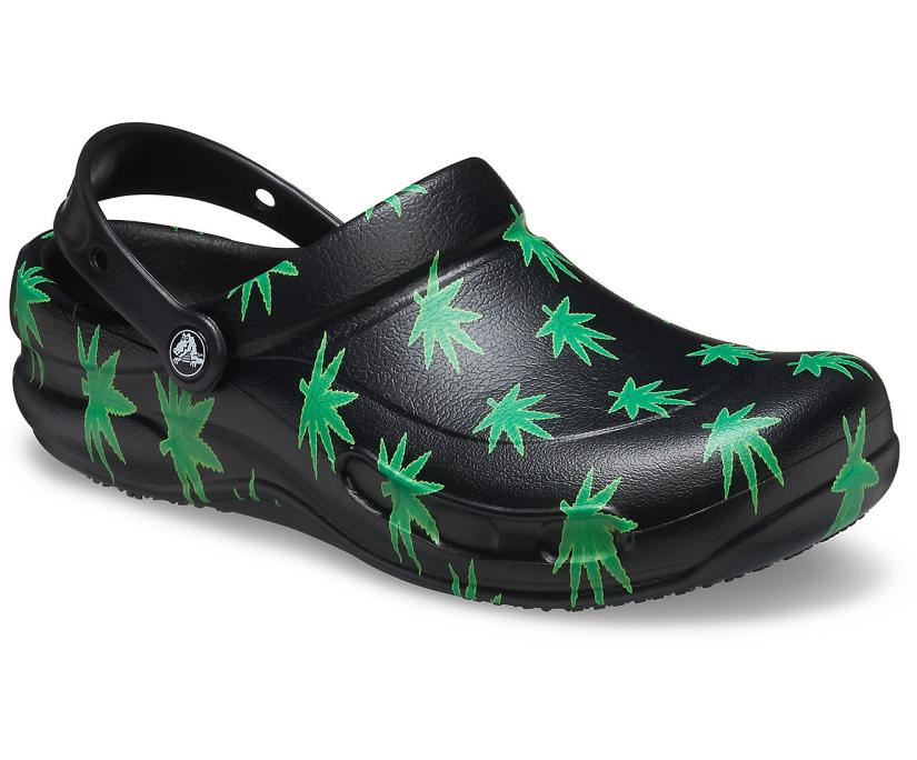 Women/Men Bistro Graphic Clog Black / Green | Crocs Clogs