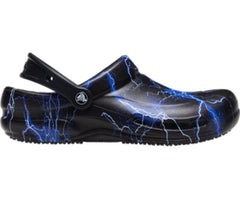 Women/Men Bistro Graphic Clog Black / Lightning Bolts | Crocs Clogs