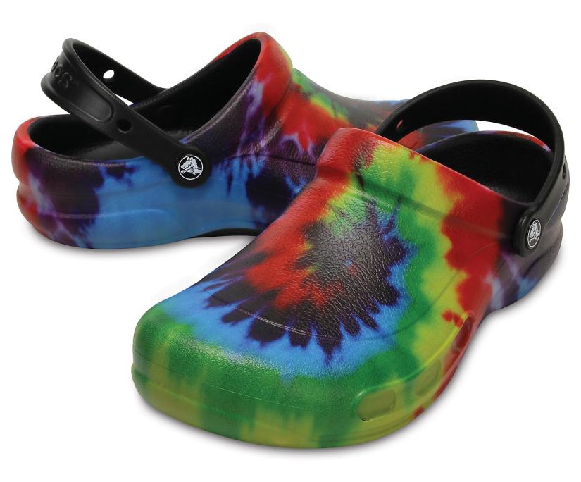 Women/Men Bistro Graphic Clog Black / Multi | Crocs Clogs