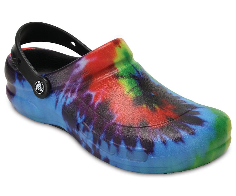 Women/Men Bistro Graphic Clog Black / Multi | Crocs Clogs