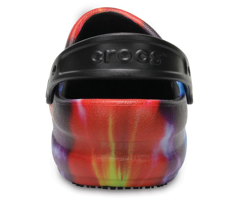 Women/Men Bistro Graphic Clog Black / Multi | Crocs Clogs