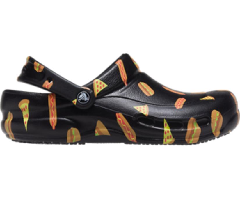 Women/Men Bistro Graphic Clog Multi Black / Black | Crocs Clogs