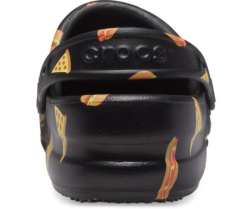 Women/Men Bistro Graphic Clog Multi Black / Black | Crocs Clogs