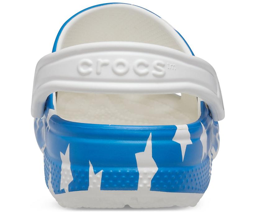 Women/Men Classic American Flag Clog White / Multi | Crocs Clogs