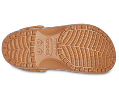 Women/Men Classic Animal Print Clog Dark Gold / Zebra Print | Crocs Clogs