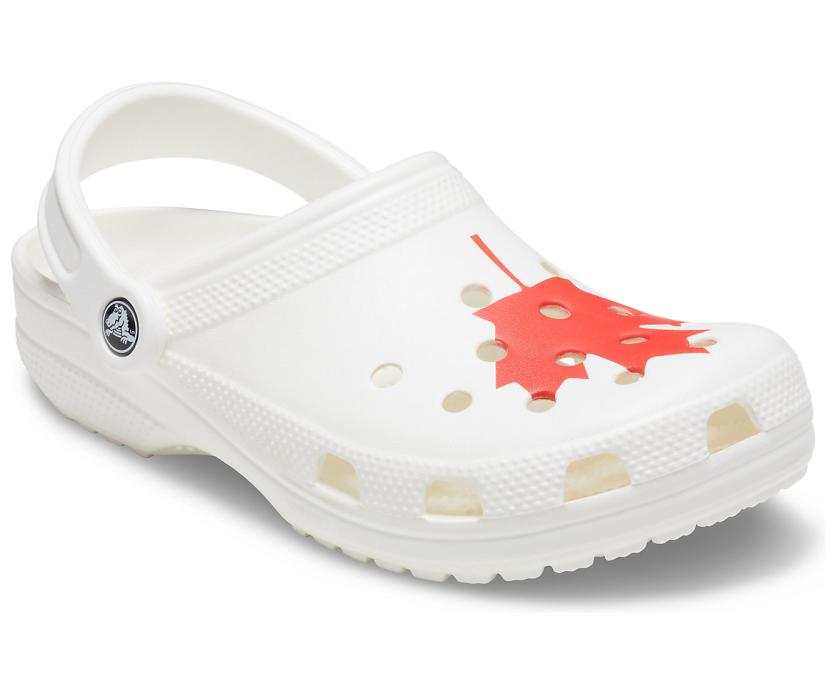 Women/Men Classic Canadian Flag Clog White | Crocs Clogs