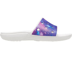 Women/Men Classic Crocs Out Of This World Slide White / Purple | Crocs Sandals