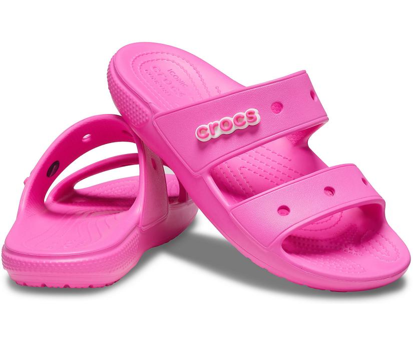 Women/Men Classic Crocs Sandal Electric Pink | Crocs Sandals