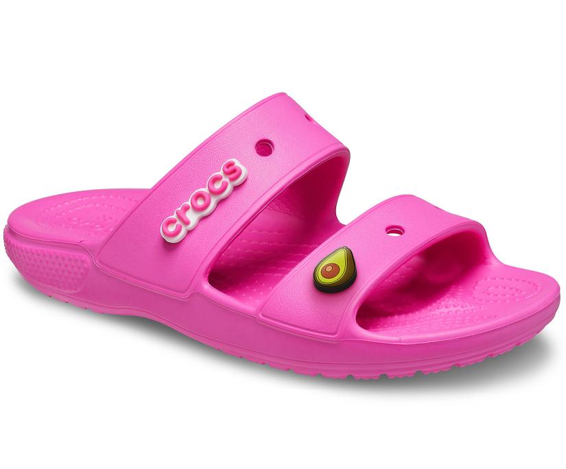 Women/Men Classic Crocs Sandal Electric Pink | Crocs Sandals